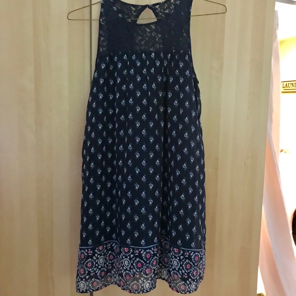 Abercrombie floral lace shift dress